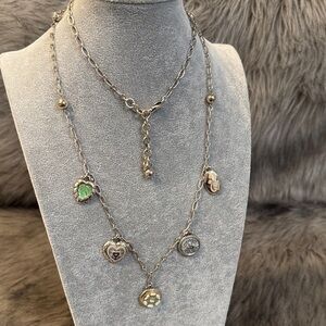 Brighton Elegant Silver Charm Necklace